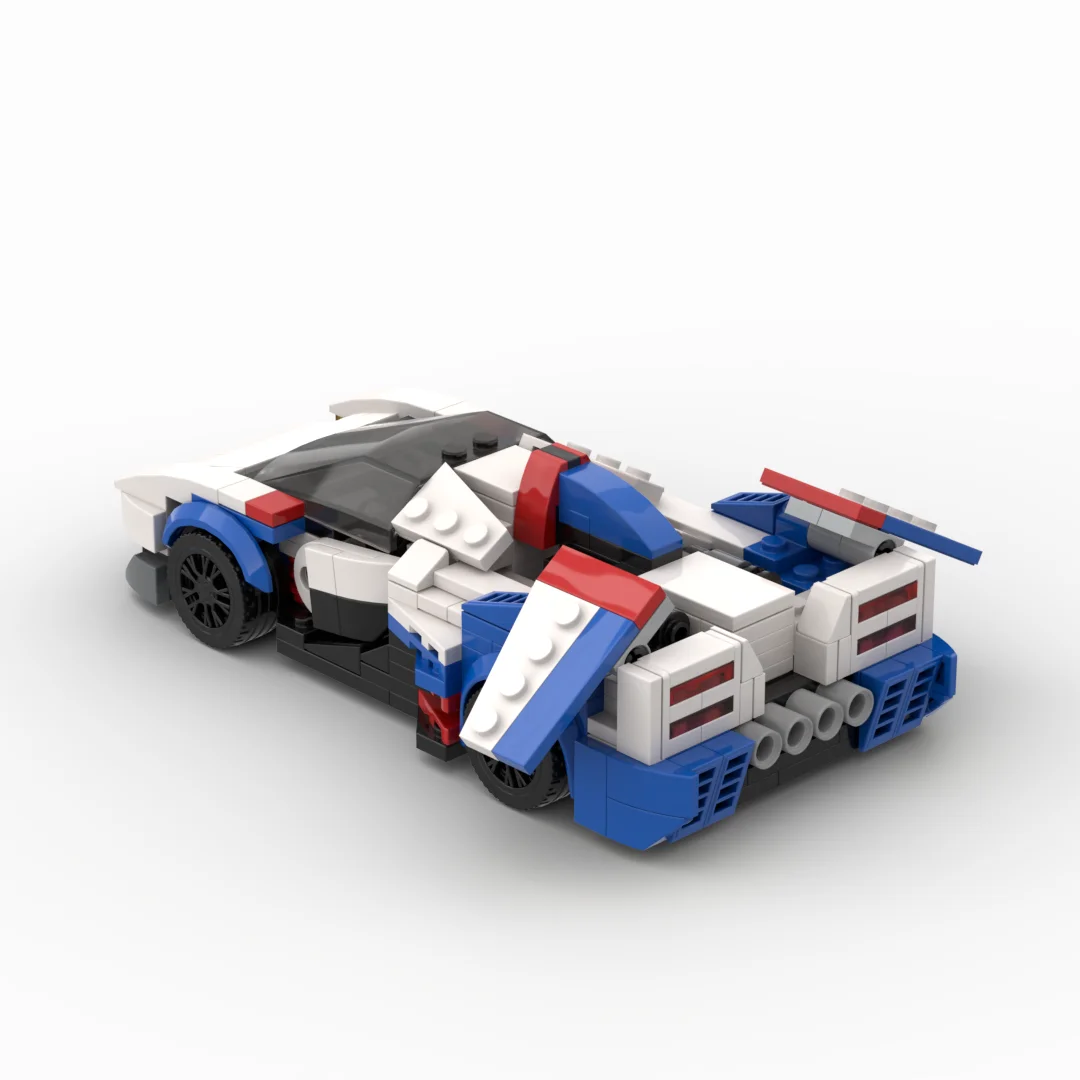 MOC Asra GSX гоночный спортивный автомобиль Quick Champion водитель строительные блоки