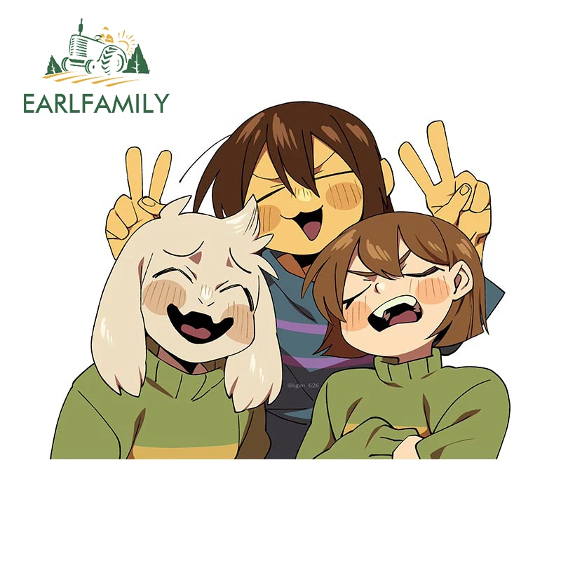 EARLFAMILY 13 см x 10 1 для Undertale Toriel Frisk Chara автомобильные наклейки с защитой от царапин |