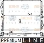 

8MK376924-071 для радиатора воды двигателя C257 17 EQC N293 19 11 C217 EQC n19 VITO W447 19 VITO W447 19 VITO W447 19 VITO W447 19