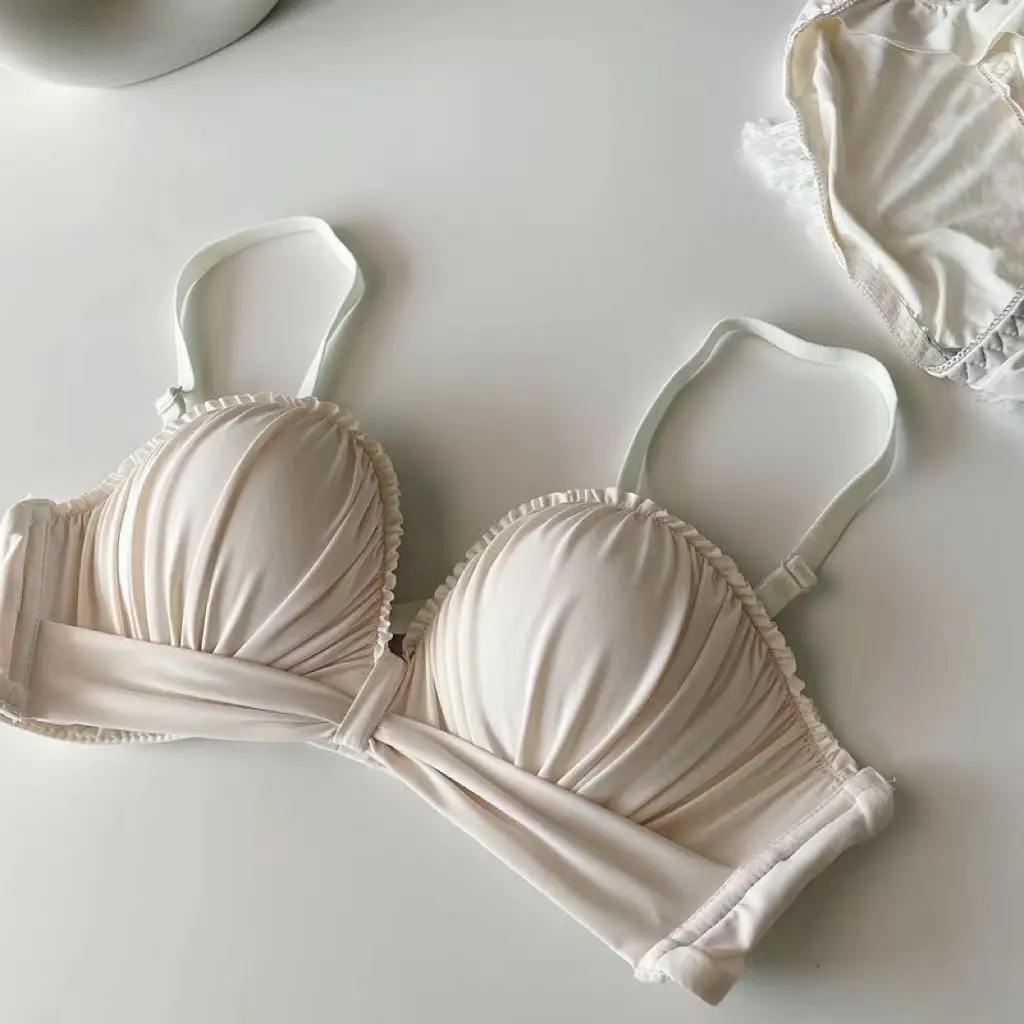 

Белье Pure desire: женская маленькая грудь собирается вместе, чтобы показать большую развижность, без стального кольца, утолщенный Топ без топа