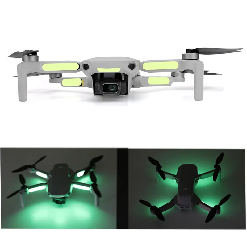 For DJI Mini 2 /Mini 2 SE/ Mavic Mini /SE Luminous Stickers Night Flight Fluorescent Decals Decorative Sticker Drone Accessories