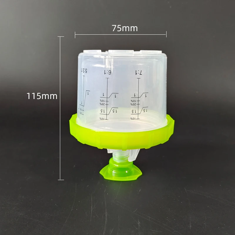 Зеленый горшок для мытья 200 мл 50 комплектов 1 коробка пластиковый распыления
