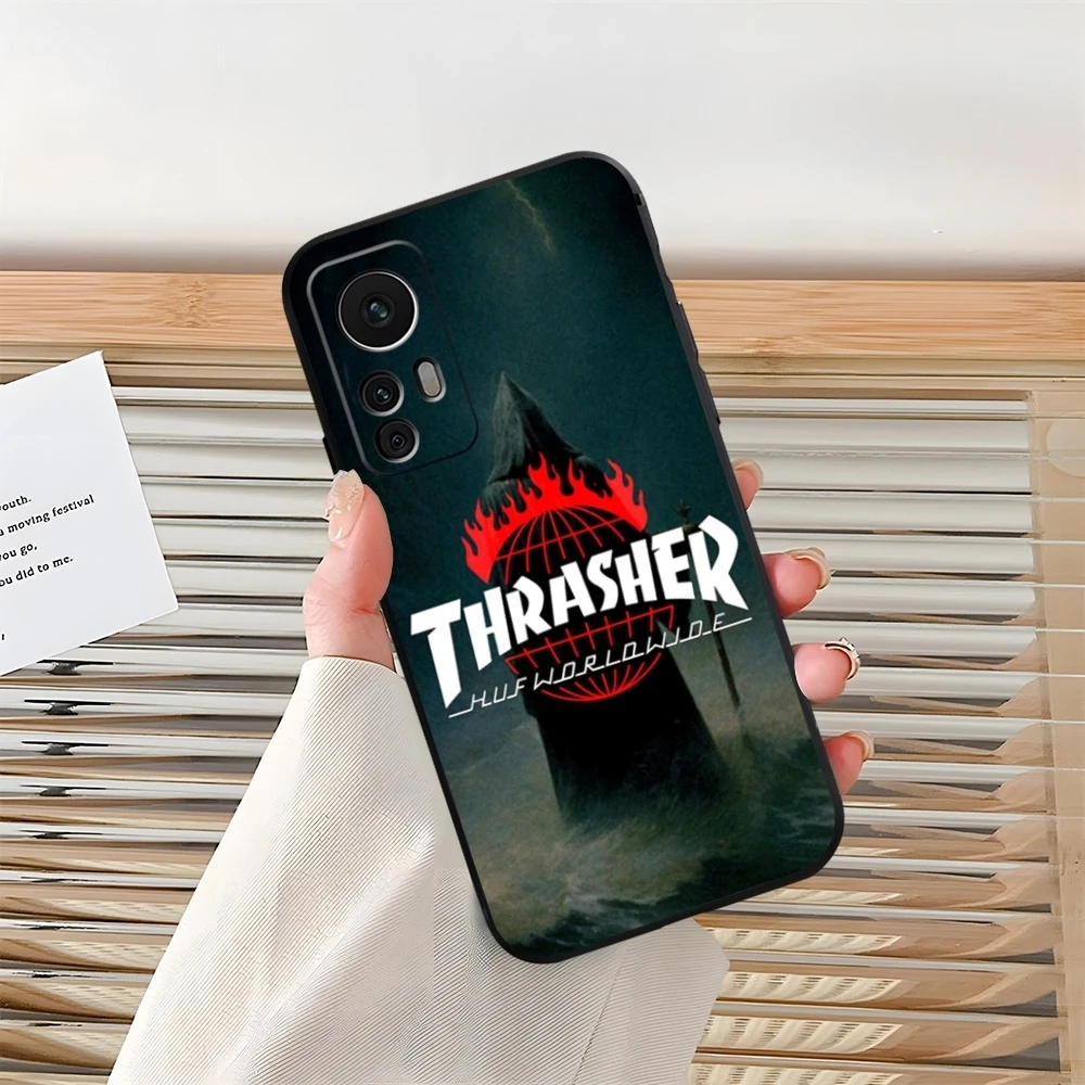 Чехол для телефона Thrashers Funda Xiaomi 14 11T 13 12 Lite Ultra Redmi Note 10 Pro POCO F4 F5 X5 Coque