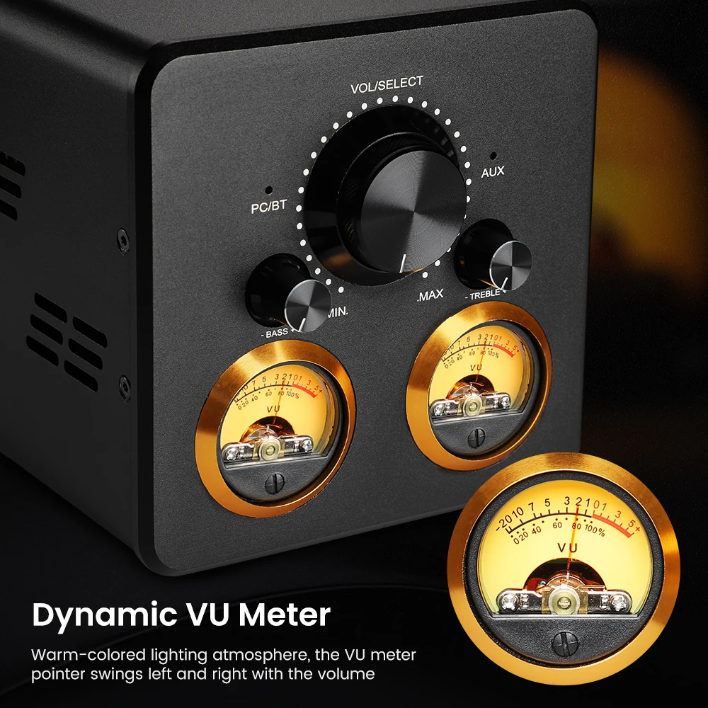 Усилитель мощности TPA3255 HiFi 300Wx2 VU метр