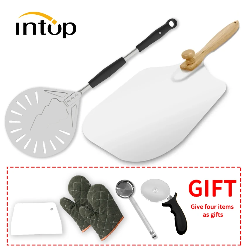 Набор для выпечки intop Family алюминиевая складная лопатка пиццы 12 дюймов 8 из