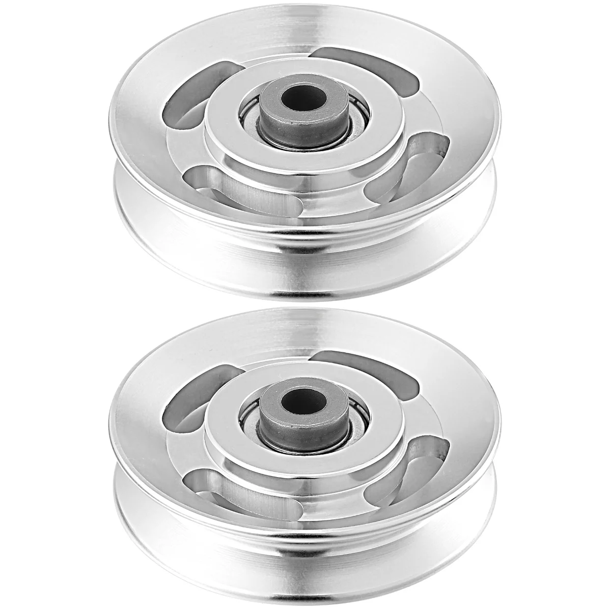 

Set 2 Aluminum Alloy Pulley Fitness Accessory Cable Replacement Wheel Accessories Gym Equipment Machine