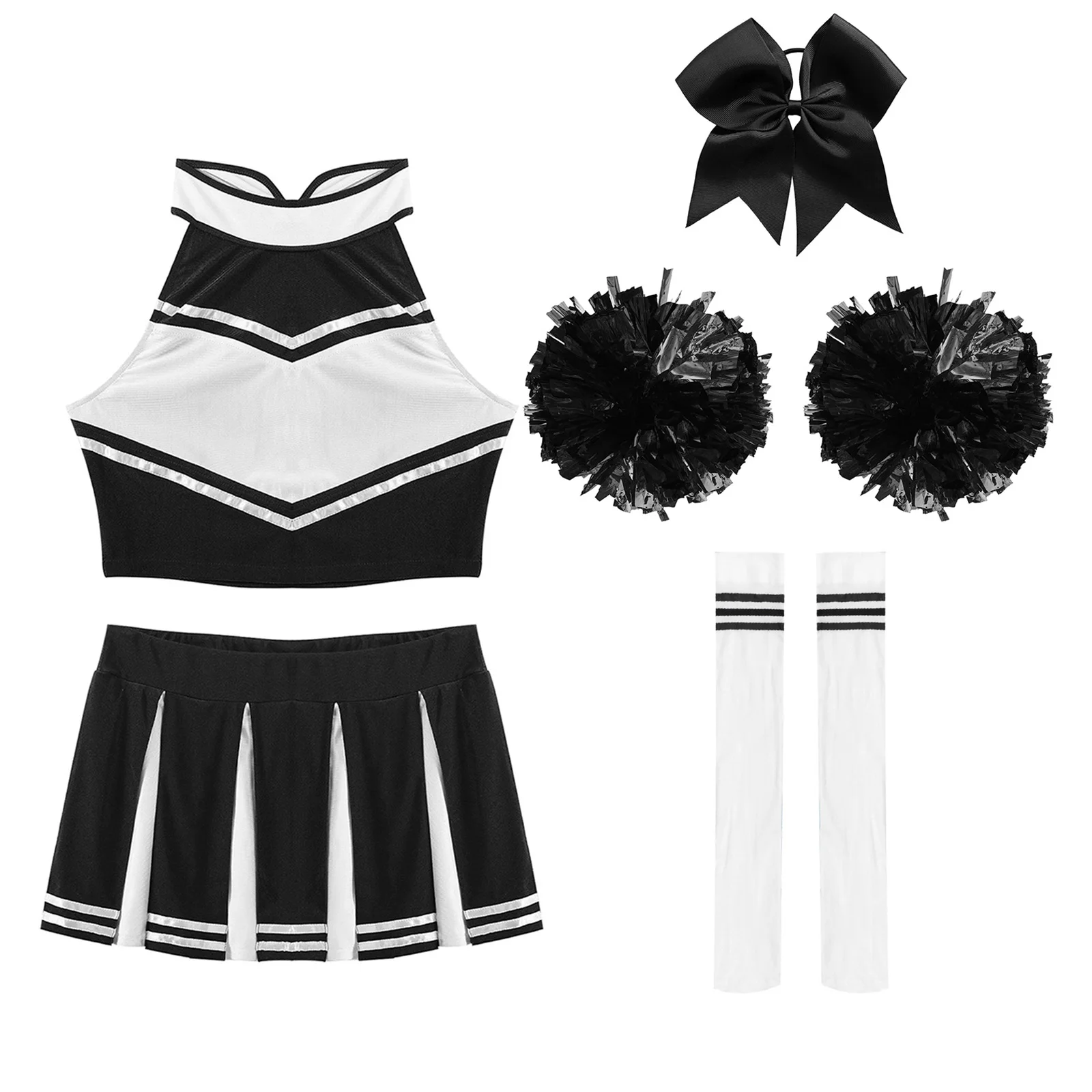 Взрослые женские платья черлидинга униформа костюм для старшей школы