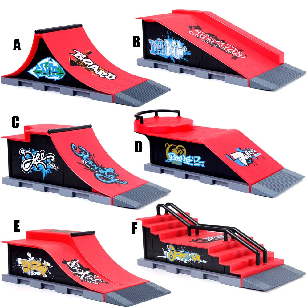 

Finger Skateboards Skate Park Ramp Parts for Tech Practice Deck Children Gift Set Fingerboard Toys Ultimate Parks