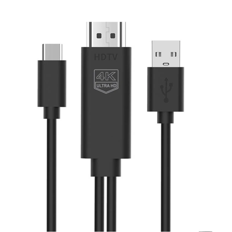 

Кабель-переходник с USB C на HDMI, 4K @ 30 Гц