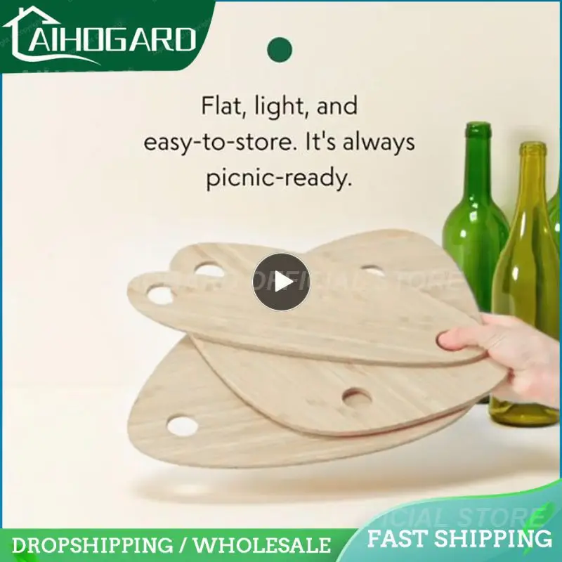 

Flower Pots Nursery Planter Bamboo Tray Irregular Shape Minimalism Gardening Supply Wood Rural Holder For Home Decoration