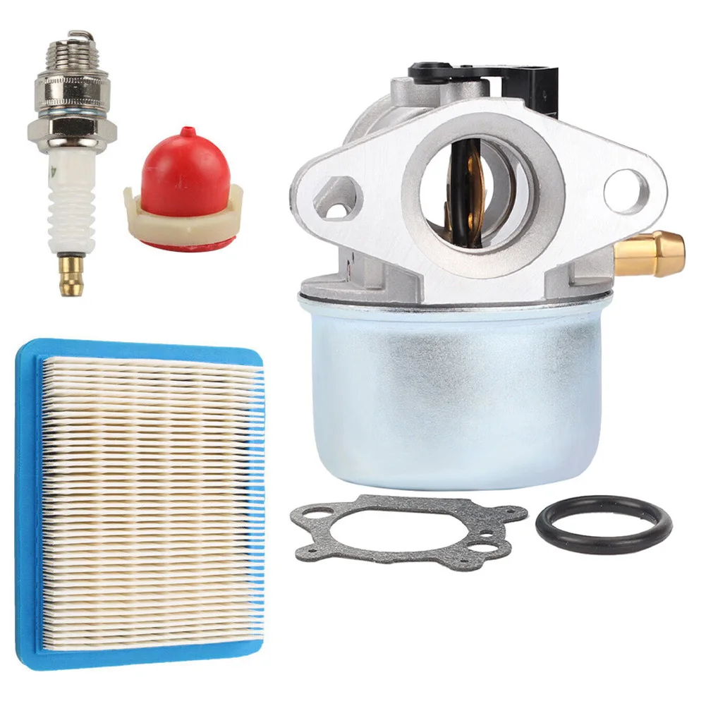 

Push Mower Carburetor Highly Match 1x Air Filter 1x Carburetor 1x Gasket 1x Plug 1x Primer Bulb Lawn Mower Parts