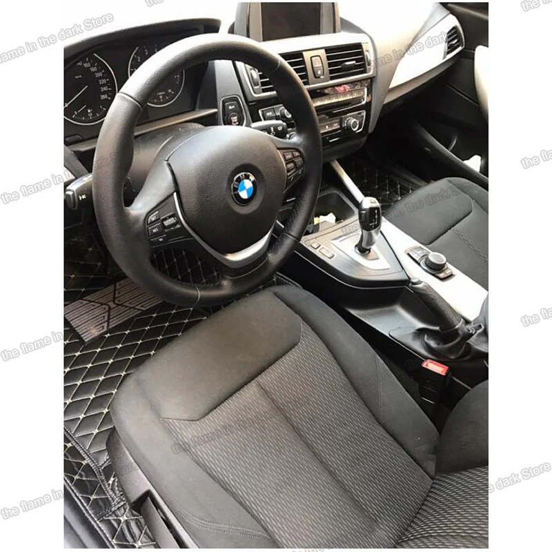 Leather Car Floor Mat for Bmw 1 Series F20 2011 2012 2013 2014 2015 2016 2017 2018 2019 Accessories Styling Auto 120 118 M SPORT