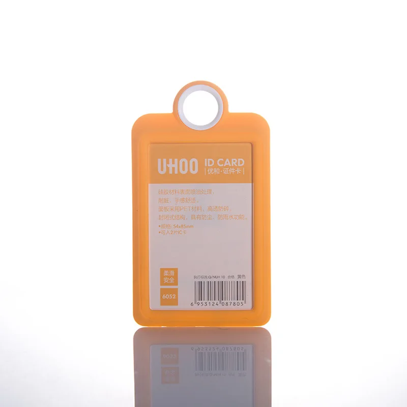 

Мягкий анти-падение рабочий ID бейдж зажим на шею веревочный ремешок стандартная силиконовая сумка для карт прозрачный держатель для карт для удостоверения личности студенческая карта
