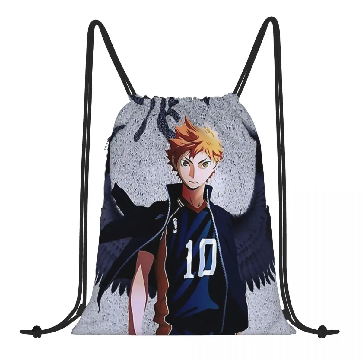 

Поклонное искусство Merch Haikyuu Shoyo Hinata Tobio Kageyama Косплей рюкзак для девушек походный рюкзак пакет сумки для покупок