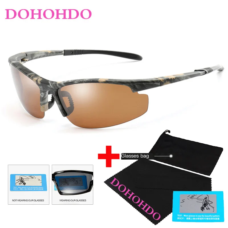 

New Brand Designer Men's Night Vision Polarized Sunglasses Camo Frame Sun Glasses Men Sport Fishing Driving Goggles UV400 Gafas