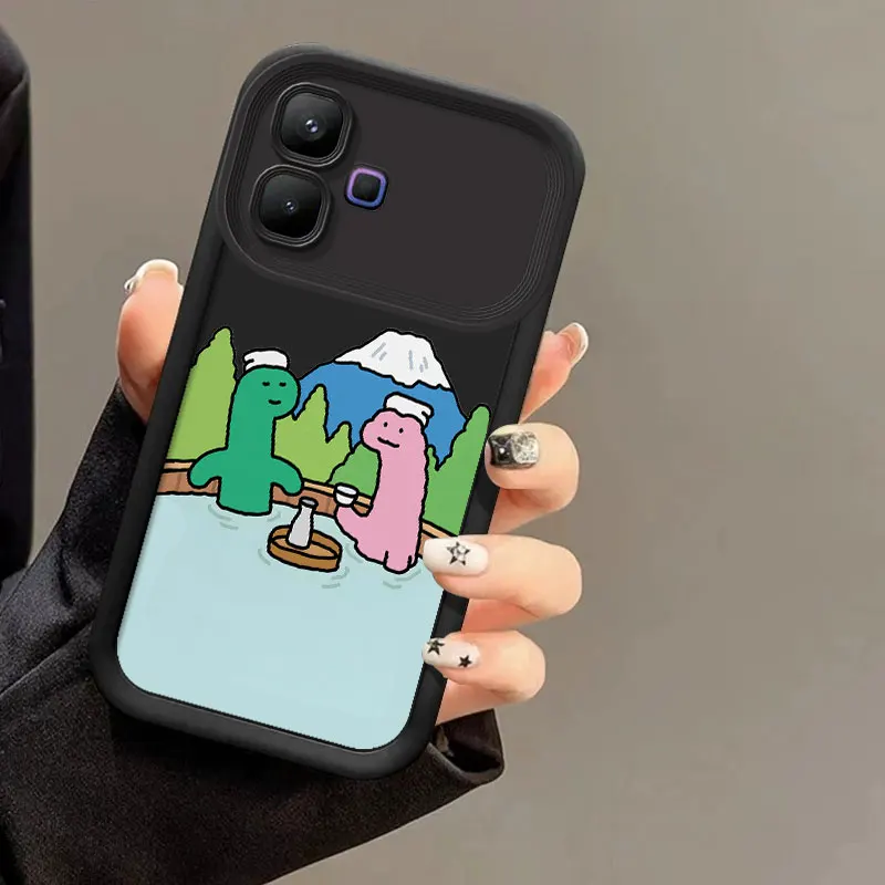 Гибкий силиконовый чехол для Infinix Smart 20 4G, защитный чехол с ударопрочным мультяшным принтом. (art.: 3920dcd9638ba) - 3920dcd9638ba
