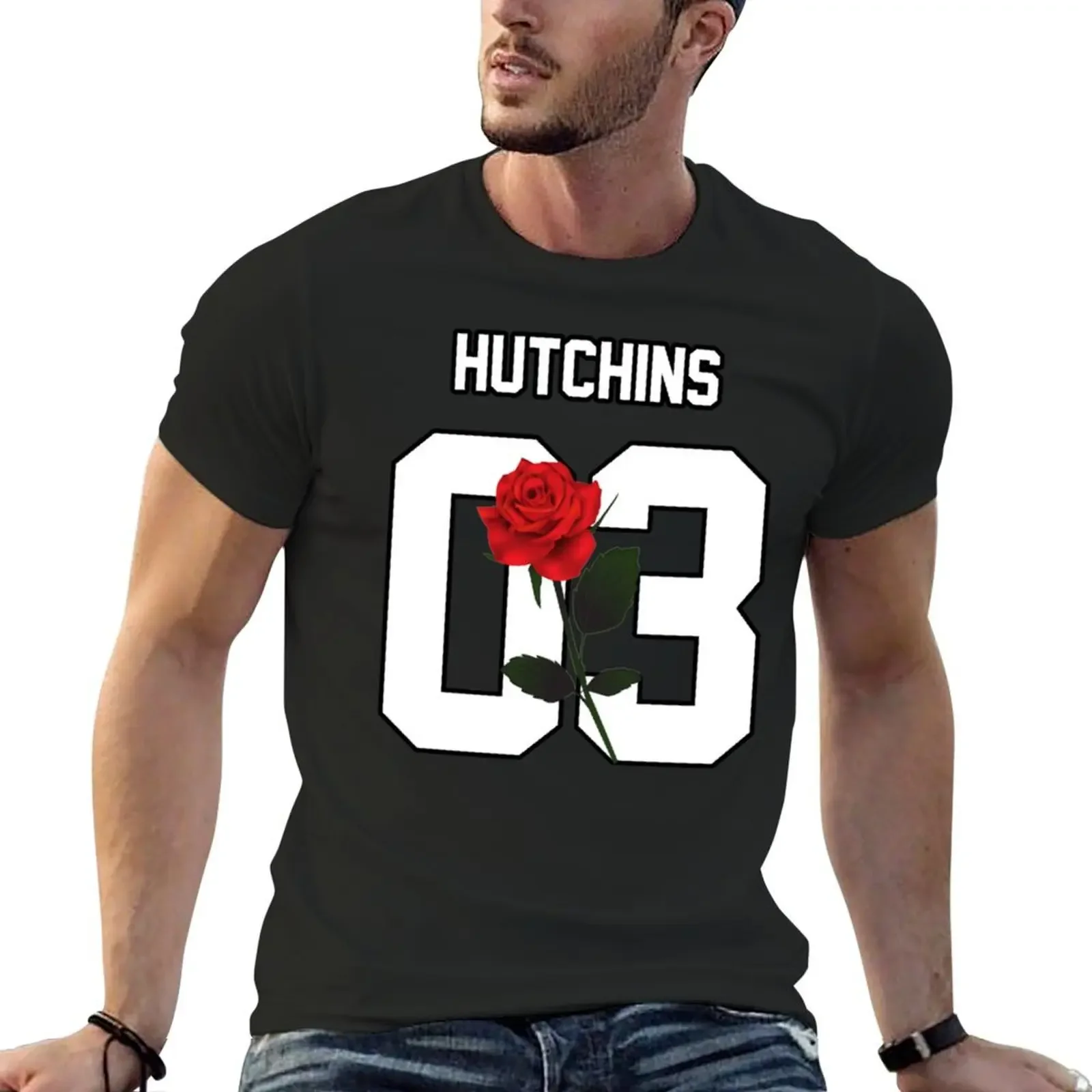 Футболка Jeremy Hutchins-Rose топы больших размеров мужская одежда фигурки аниме футболка
