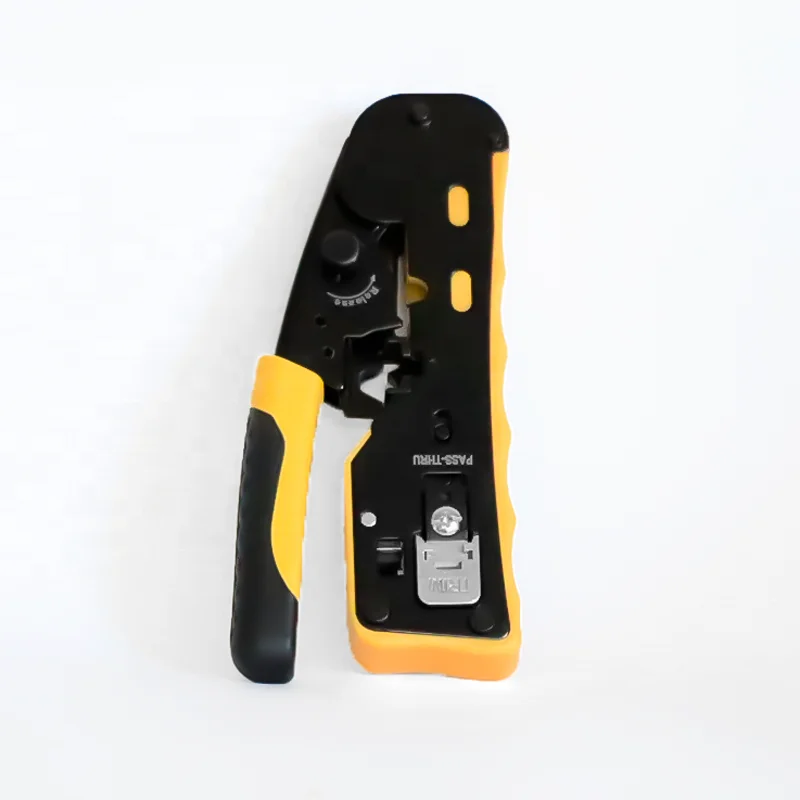 Обжимной инструмент RJ45 для модульной вилки Cat3 Cat5e Cat6 EZ Cat7 проход через тип