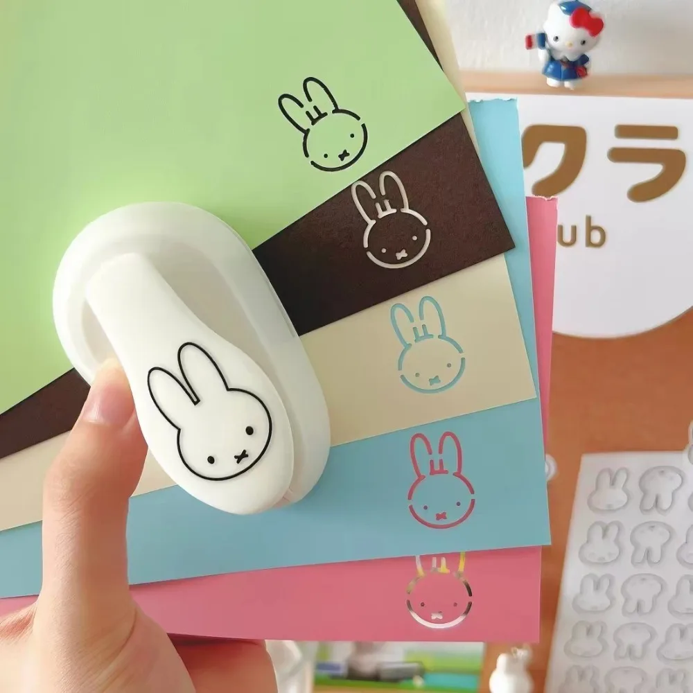 Фото Машинка для тиснения Miffy Rabbit: мультяшный милый креативный узор, высококачественный дизайн, материал для декора ежедневников и подарков своими руками №2