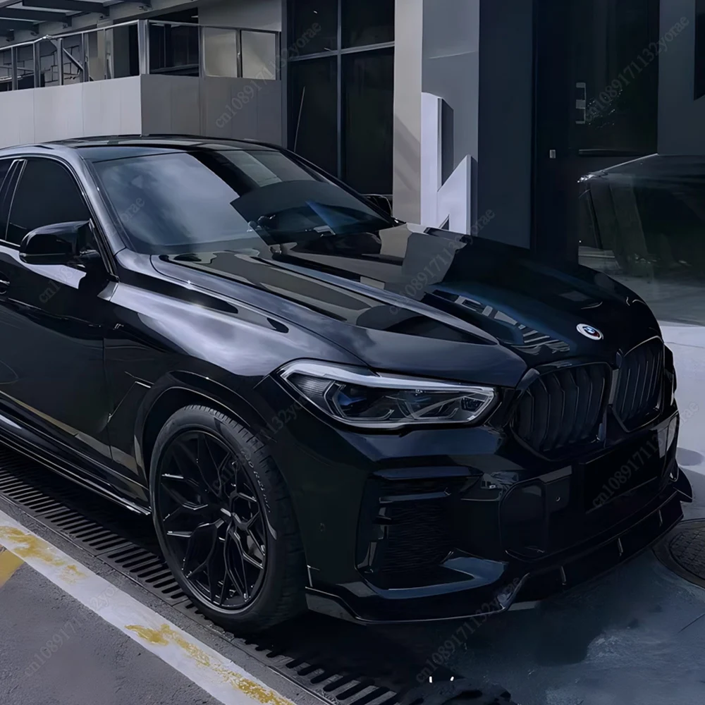 4 шт. для BMW X6 G06 M-Sport 30d 40i 40d 45e M50i M50d 2019-2023 автомобильный передний бампер сплиттер