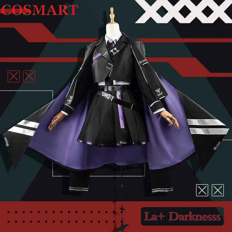 

COSMART Vtuber Hololive La+ Darknesss Game Suit Sweet Lovely Uniform Cosplay Costume Halloween Carnival Party Role Play Outfit