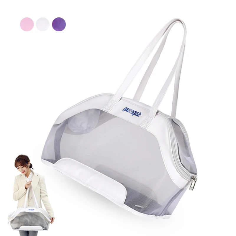 

Shoulder Comfortable Fashion Pet Portable Small Dog Durable Outdoor Pets Breathable Transparent out Bag for Going Bag Travel Cat