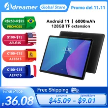 Adreamer LeoPad10 Tab 10.1" Tablet 1280x800 IPS Android 11 Quad Core 2GB RAM 32GB ROM Bluetooth 6000mAh Wifi Portable Tablets PC