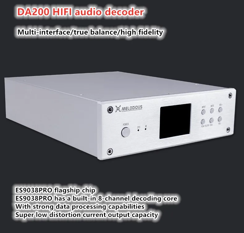 

New Es9038pro Fully Balanced Dac Decoder Supports Dsd512 Hard Decoding 30w+30w
