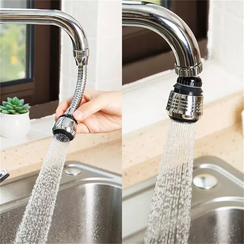 

Gadget 2 Modes 360 Rotatable Adjustment Bubbler High Pressure Faucet Extender Water Saving Bathroom Accessories Supplies