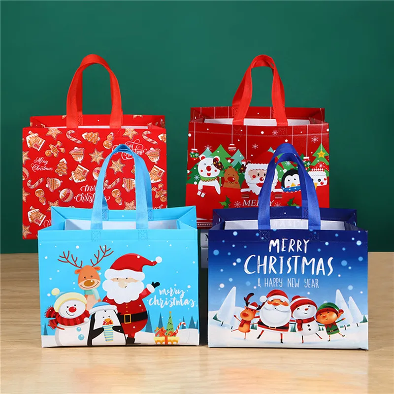 

Рождественские подарочные пакеты для конфет, печенья, пластиковые пакеты для упаковки печенья, закусок, украшения для рождевечерние, сувениры, пакет для хранения