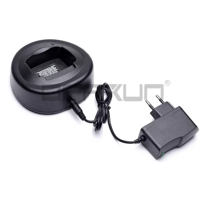 Desktop Base Tray Charger for Walkie Talkie Motorola GP320 GP328 GP338 GP340 GP360 GP380 HT750 HT1250 PRO5150 PRO5350 Ham Radio