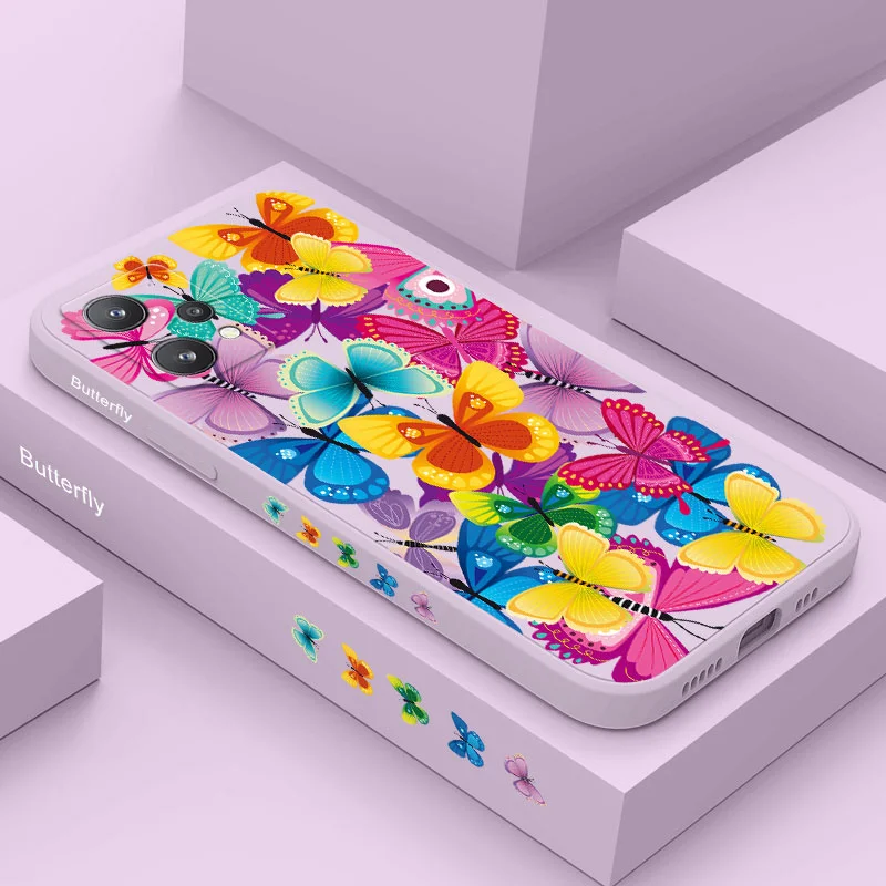 

Symphony Butterfly Case For OPPO Realme 9 9i 8 8i 7 7i 6 Pro Plus C31 C35 C1 C11 C12 C15 C20 C21Y C25 C25S Cover