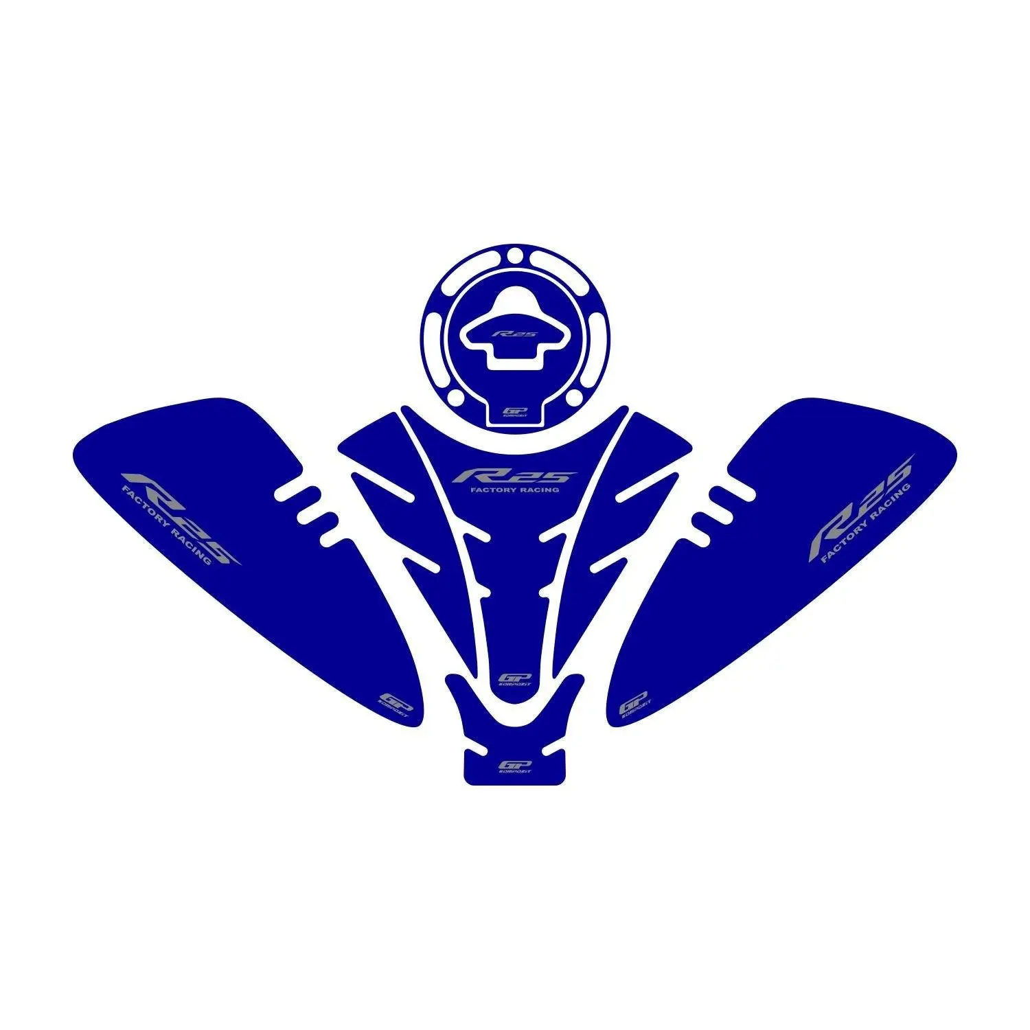 

Комплект голубых композитных ковриков для бака GP для R25 2019-2022