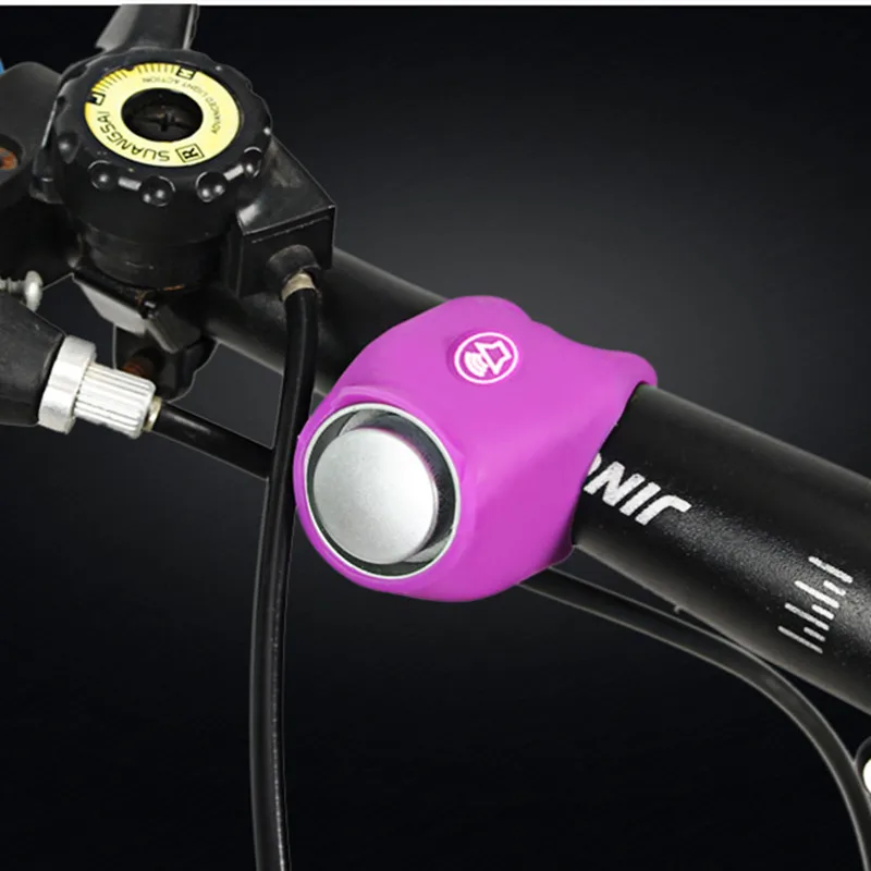 

Электронный звуковой сигнал для горного и дорожного велосипеда, водонепроницаемый руль велосипеда с зарядкой от USB, силиконовый чехол, кольцо, велосипедный звонок, аксессуары