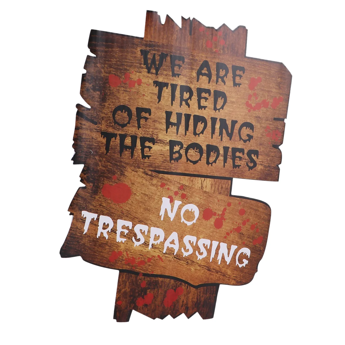 

Beware Signs Scary Signs Warning Signs Graves With Stakes Scary Horror Lawn Outdoor Decoration Party Supplies For Halloween