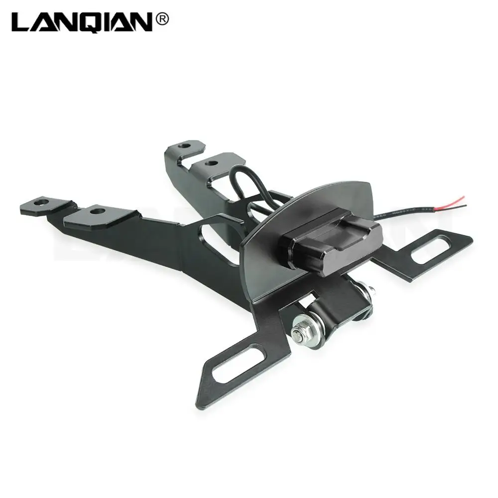 Кронштейн для номерного знака мотоцикла Yamaha TMAX 530 со светодиодной подсветкой