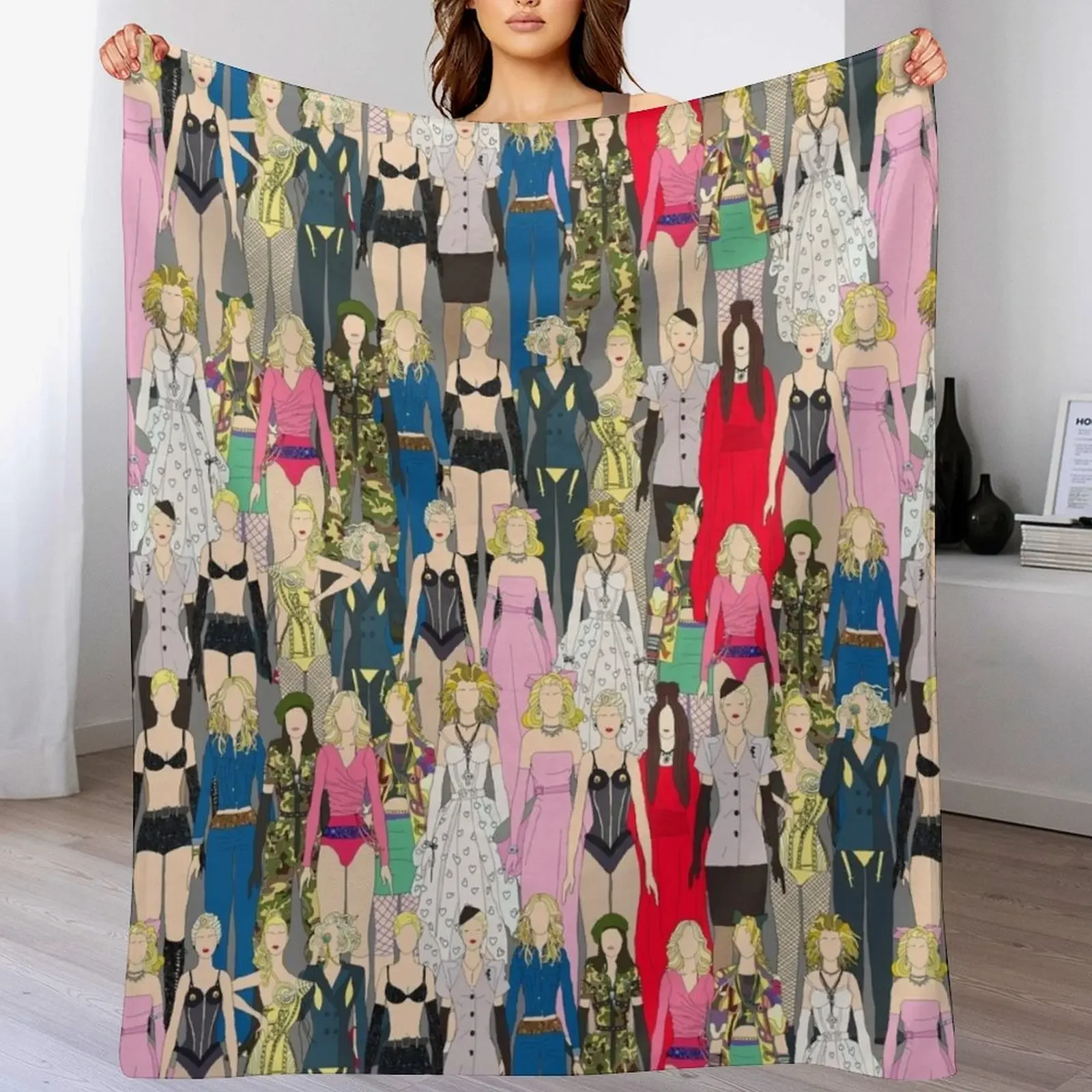 Одеяло Madonna-A-Thon декоративное одеяло забавный подарок роскошные одеяла St