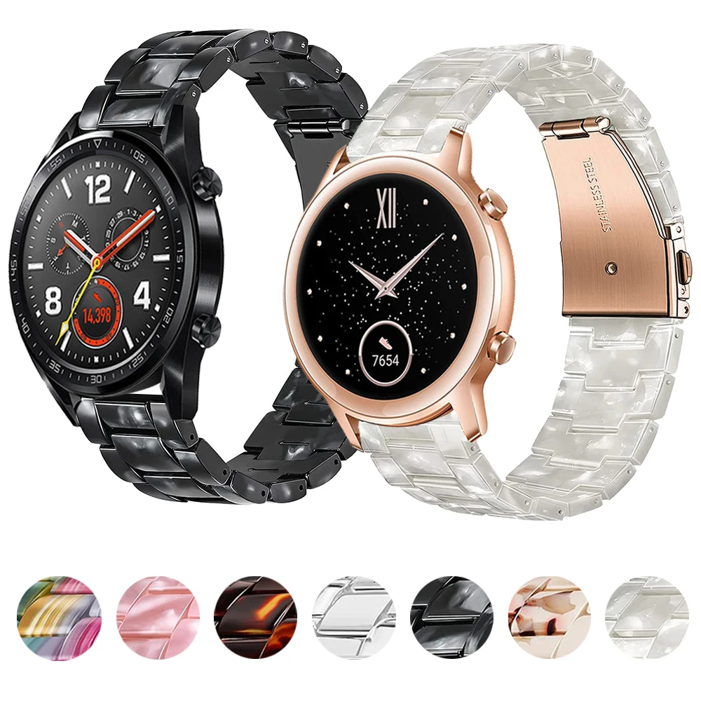 

Wrist Strap Resin Band For HUAWEI WATCH GT 3 46mm 42mm GT3/GT Runner/GT 2 Pro Bracelet For HUAWEI WATCH 3 Pro Replace Watchband