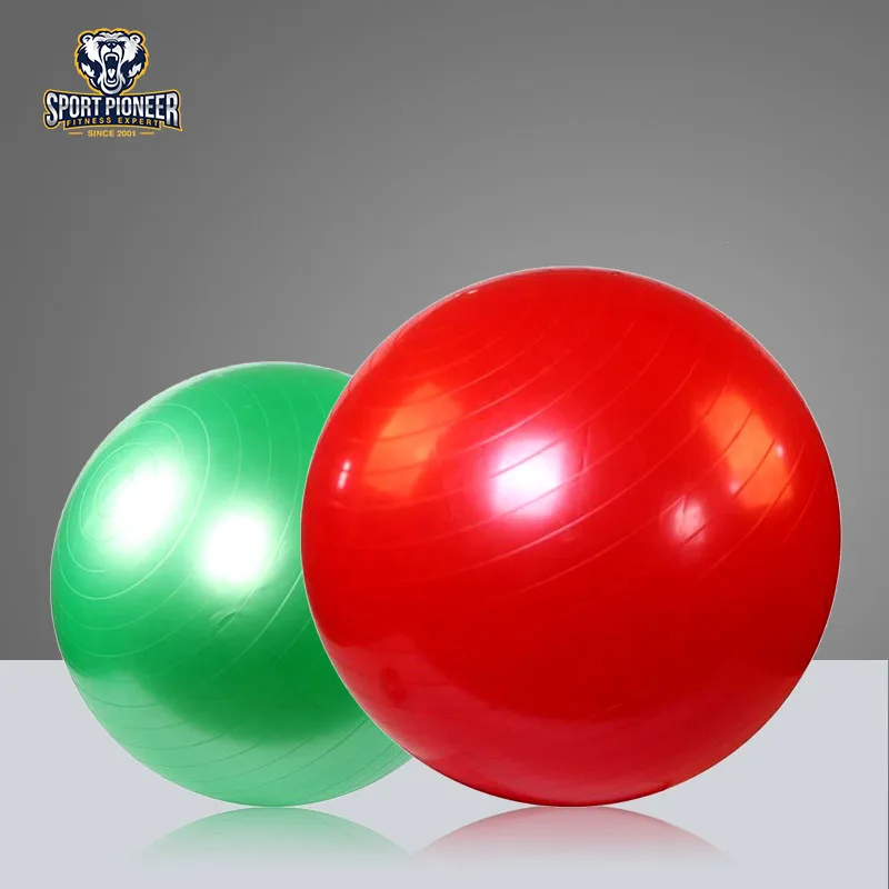 Противоскользящий тренировочный мяч для пилатеса с насосом физиотерапии