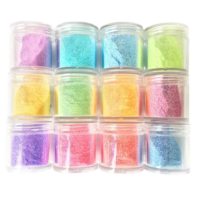 

Resin Glitter Powder Sequins Flakes Ultra Fine Glitter for Resin Tumblers Art Crafts Fine Powder for Arts Silicone Mold