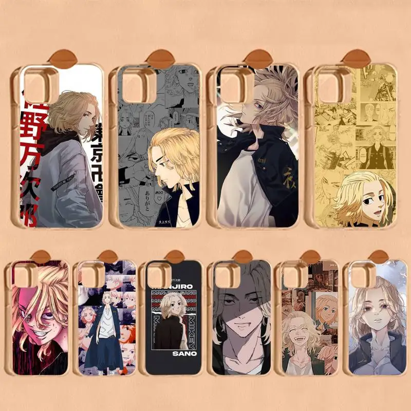 

YNDFCNB Tokyo Revengers manjiro sano Phone Case for iPhone 11 12 13 Mini Pro Max 8 7 6 6S Plus X 5 SE 2020 XR XS Case shell
