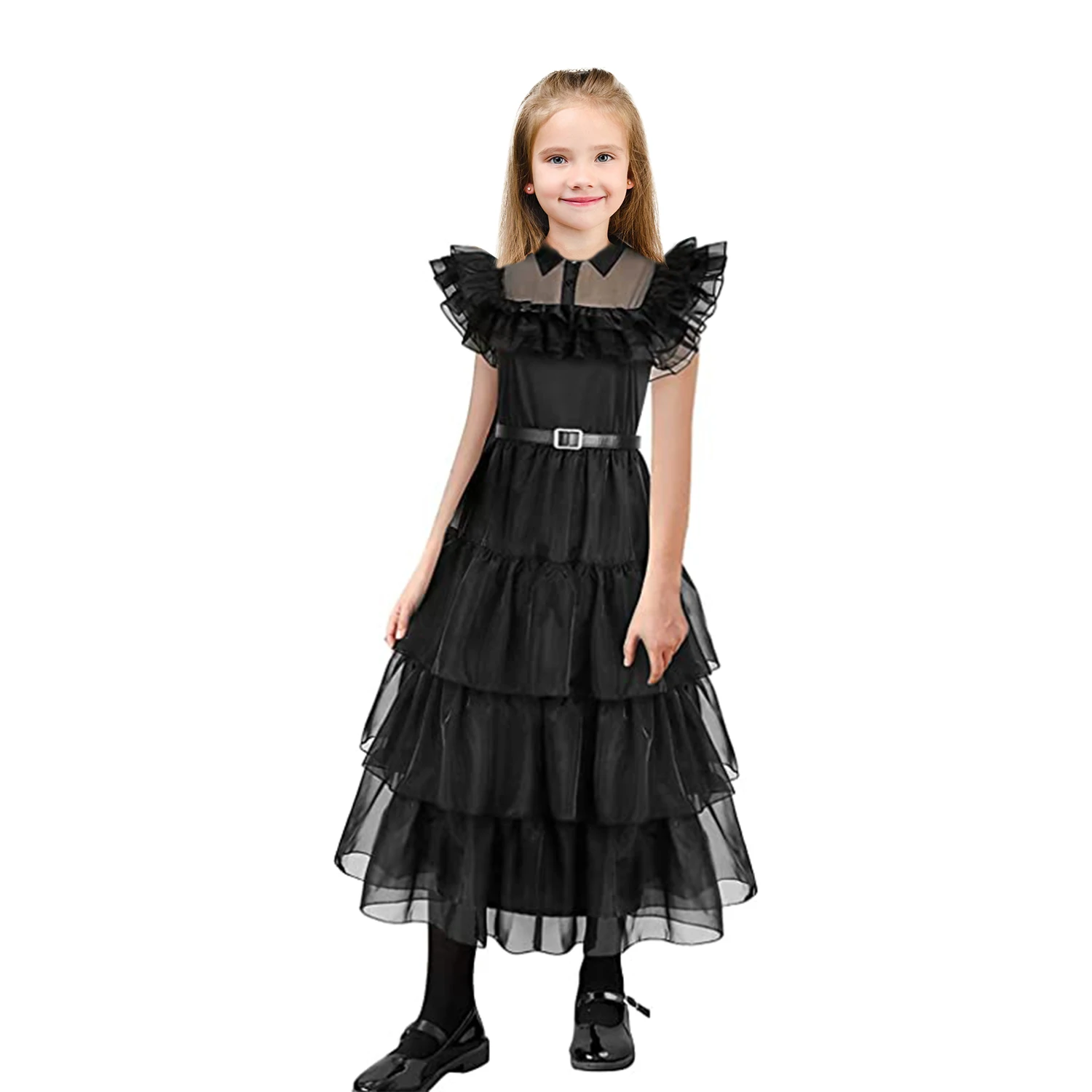 Новинка 2023 костюмы для косплея средней длины девочек платья сетчатые детской