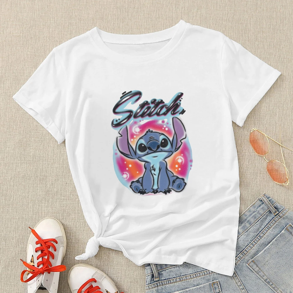 

Stitch Print Disney Fr Top Sell Men T-Shirts Cartoon Dropship O Neck Dropship Four Seasons Comfy Casual Male T Shirts Trendy Tee