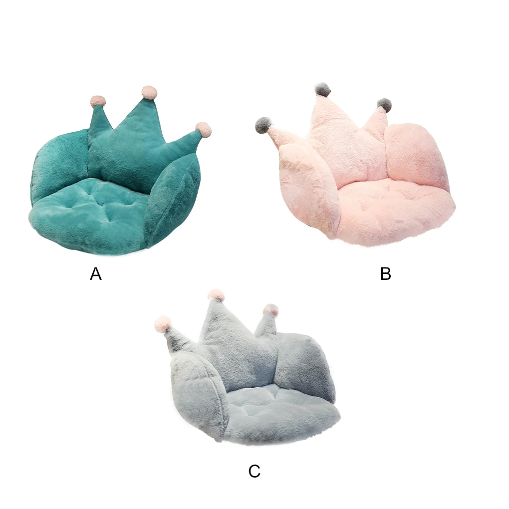 Cushions Stuffed Desk Seat Cushion Plush Waist Backrest Wash