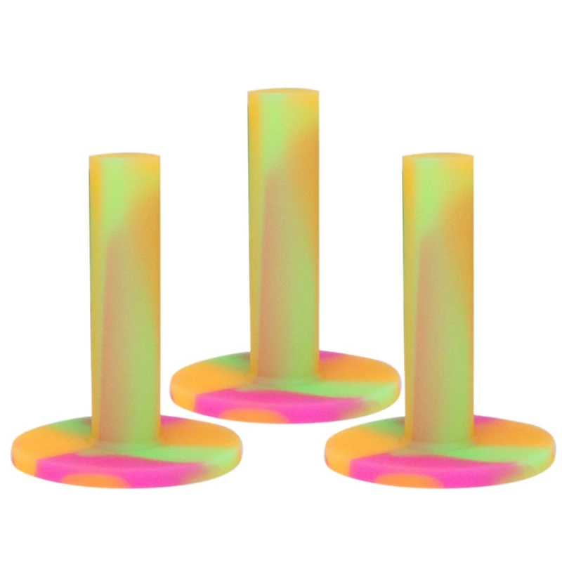 

3 PCS Colorful Golf Ball Holder Durable Rubber Golf Tees Accessories