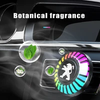 car rgb rhythm atmosphere light freshener air outlet aromatherapy for peugeot 107 206 208 301 306 308 407 408 508 2008 3008 5008