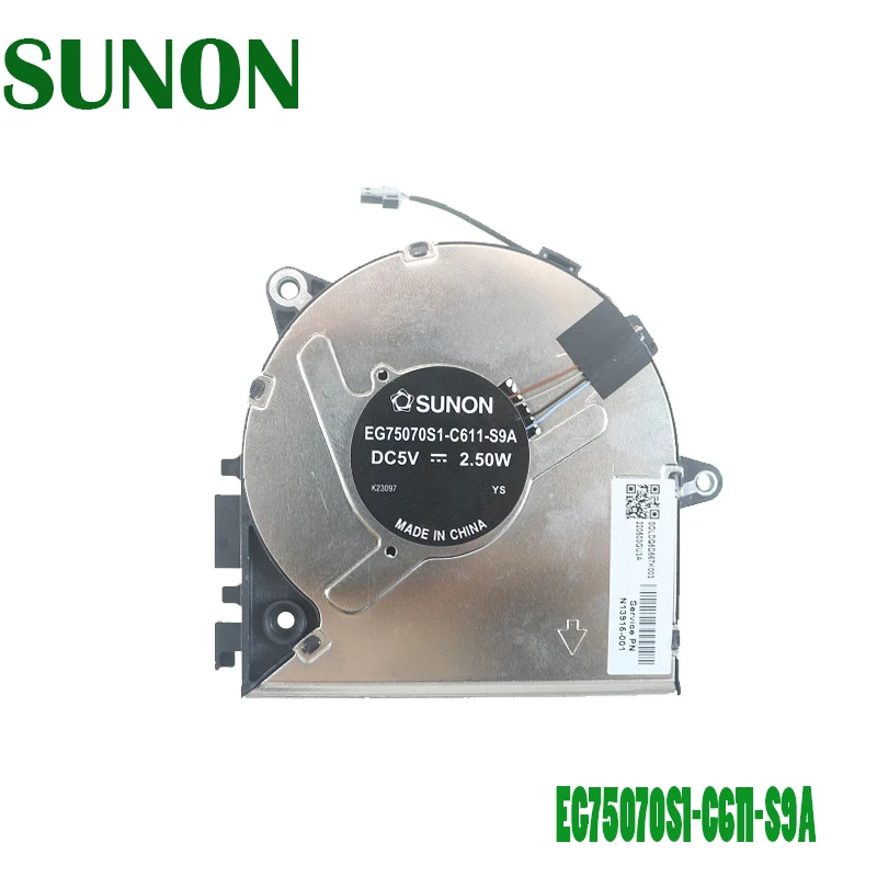 

Laptop CPU Cooling Fan EG75070S1-C611-S9A DC5V 2.50W 4Pin N13915-001