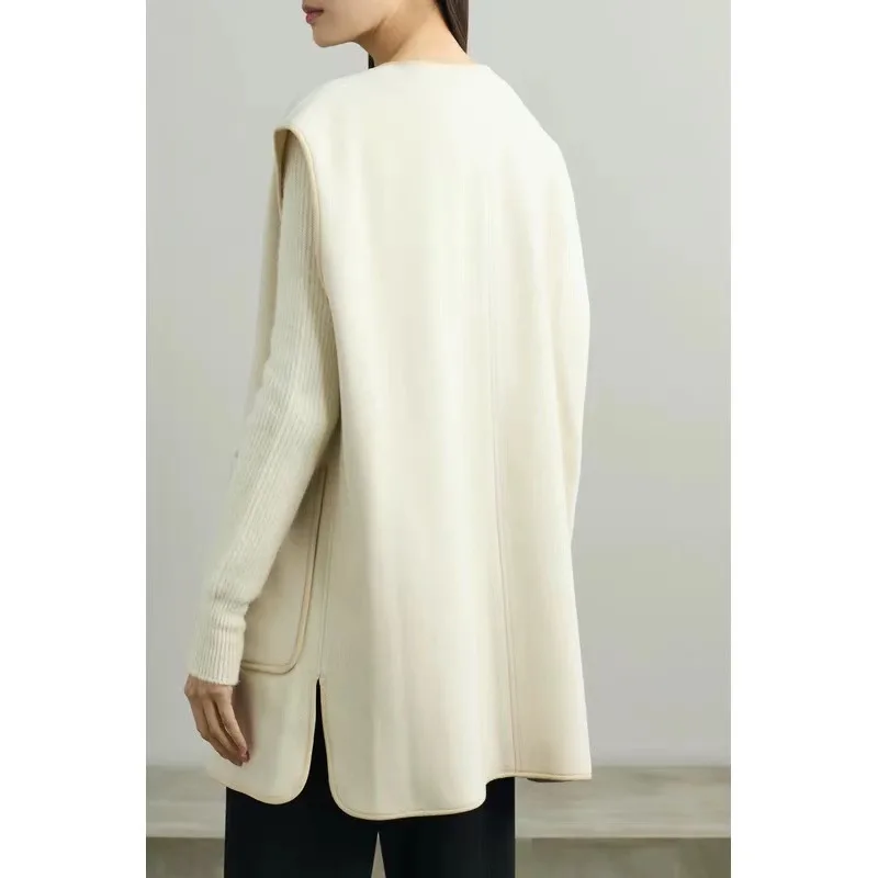 Женская простая куртка TT модная верхняя одежда из смеси овечьей шерсти фетровая