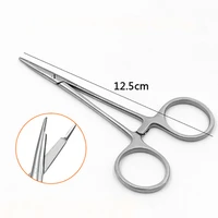 tiangong stainless steel needle holder 12 5cm forceps double eyelid embedding surgical tools with needle scissors holder needle
