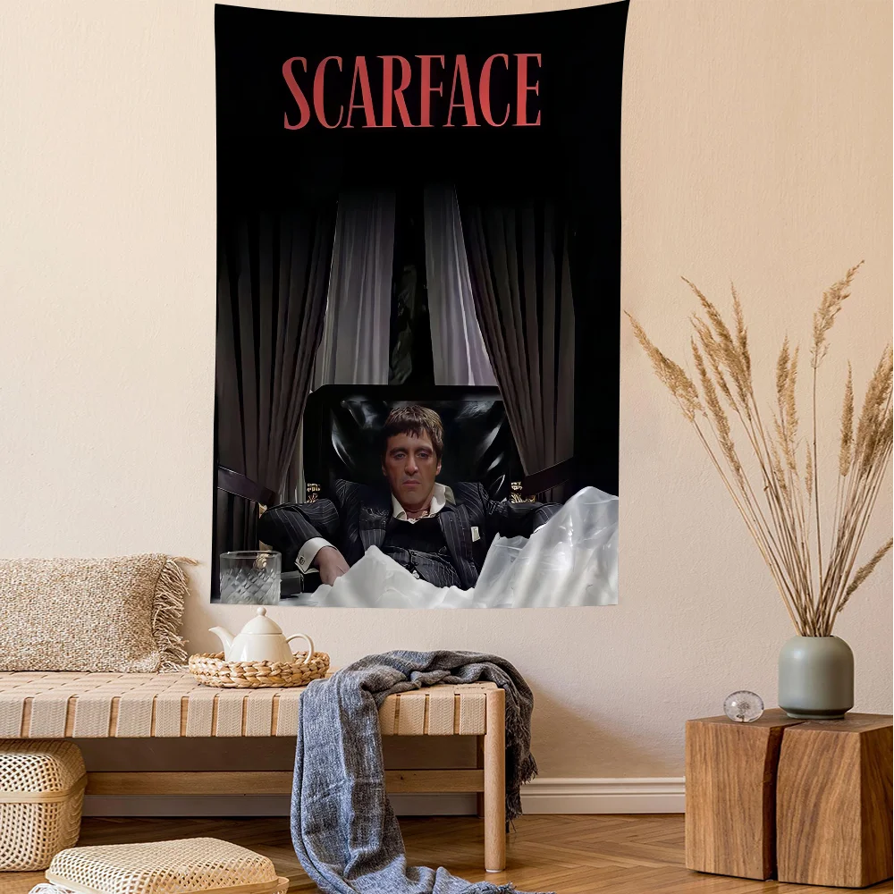 Фильм S-Scarface аниме гобелен висит Таро хиппи настенные коврики листы для общежития